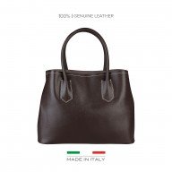 Дамска чанта Made in Italia тъмно кафява