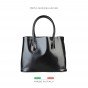 Дамска чанта Made in Italia черна с две дръжки 1