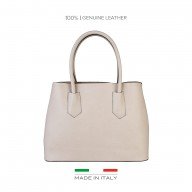 Дамска чанта Made in Italia светло бежова