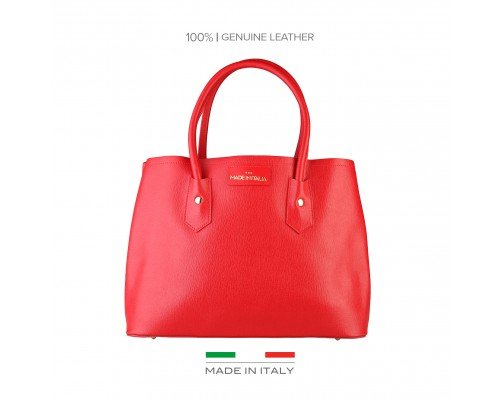 Дамска чанта Made in Italia червена
