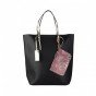 Дамска чанта Sisley черна с две дръжки 1